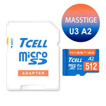[競速旗艦款] -MASSTIGE A2 microSDXC UHS-I U3 V30 170MB 記憶卡產品圖
