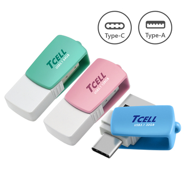 USB3.1 Type-C 雙介面 OTG 棉花糖隨身碟  |產品資訊|外接式裝置(OTG/Type-C)