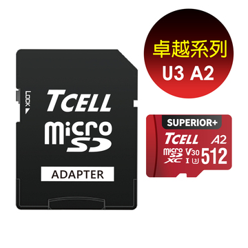 [卓越系列] SUPERIOR+ microSDXC UHS-I (A2) U3 V30 100/85MB 記憶卡產品圖